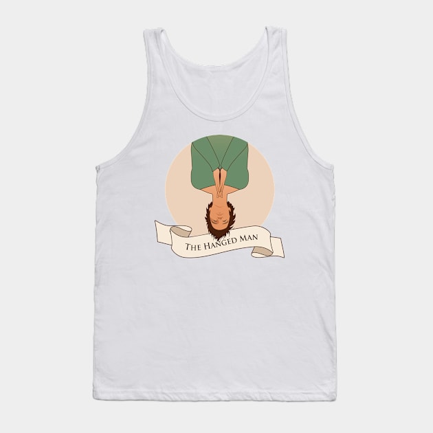 Tarot Arcana: The Hanged Man Tank Top by LaInspiratriz